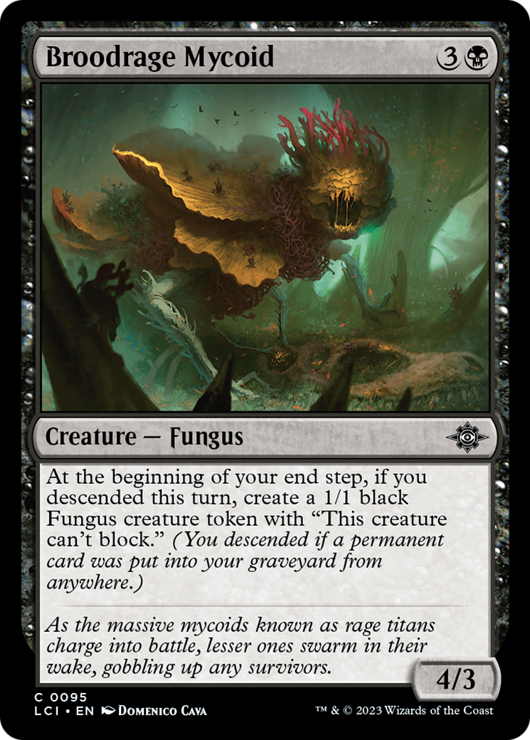 Broodrage Mycoid (095) Foil - The Lost Caverns of Ixalan