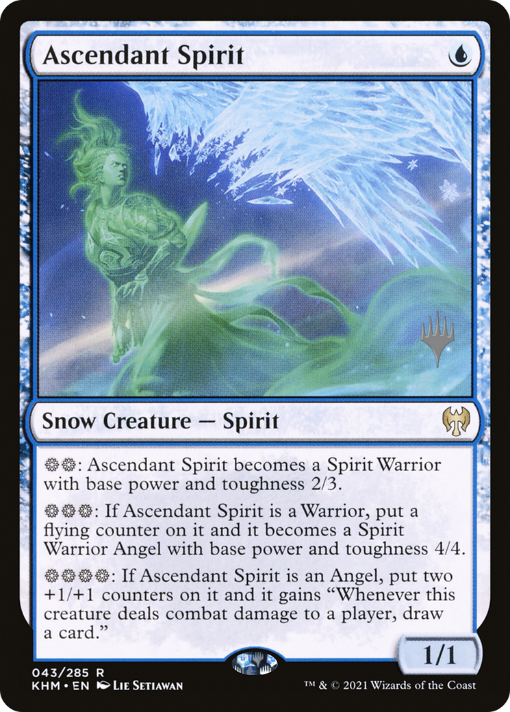 Ascendant Spirit (43p) Foil - Kaldheim Promos