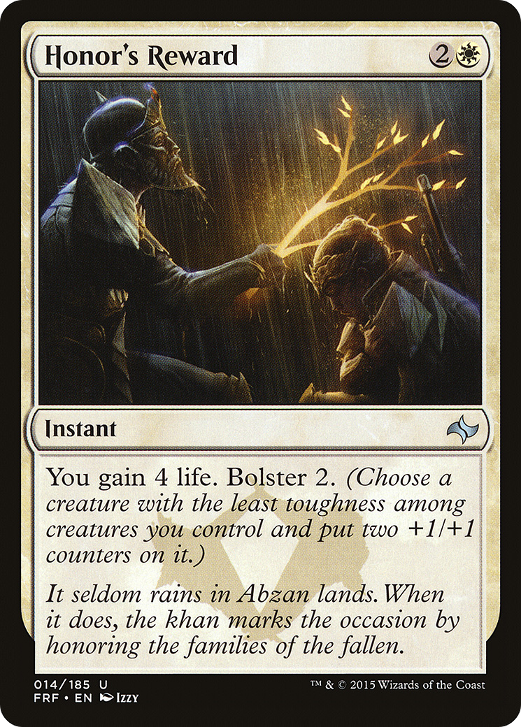 Honor's Reward (014) Foil - Fate Reforged