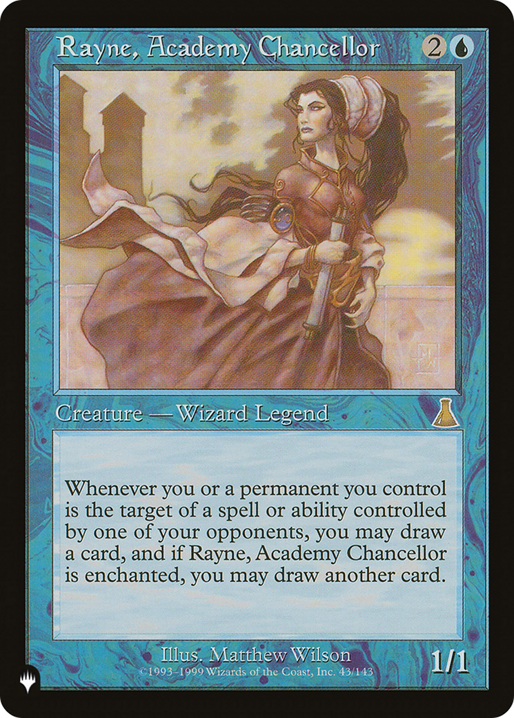 Rayne, Academy Chancellor (Retro) (UDS-43) - The List