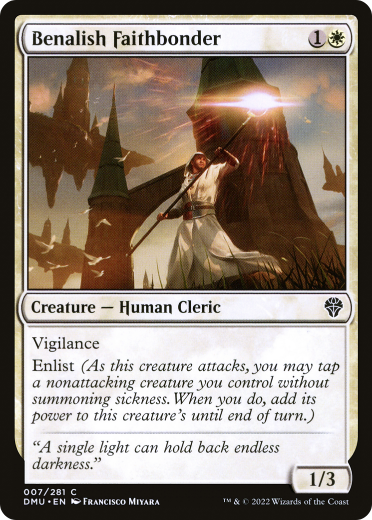 Benalish Faithbonder (007) - Dominaria United