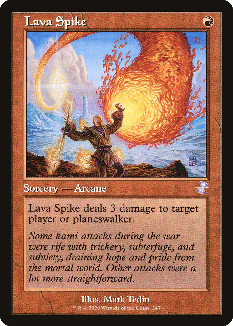 Lava Spike (Retro) (347) Foil - Time Spiral Remastered