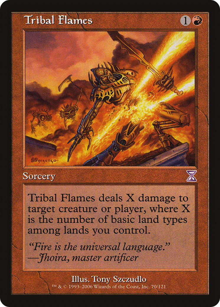 Tribal Flames (Retro) (070) - Time Spiral Timeshifted