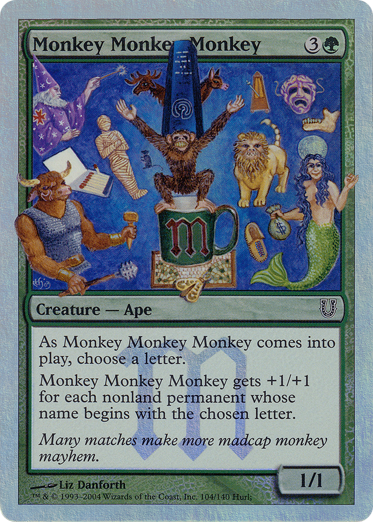 Monkey Monkey Monkey (104) Foil - Unhinged