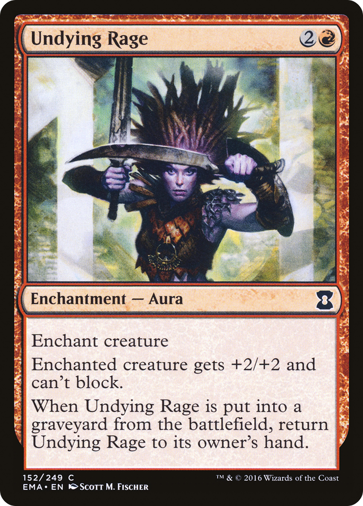 Undying Rage (152) Foil - Eternal Masters