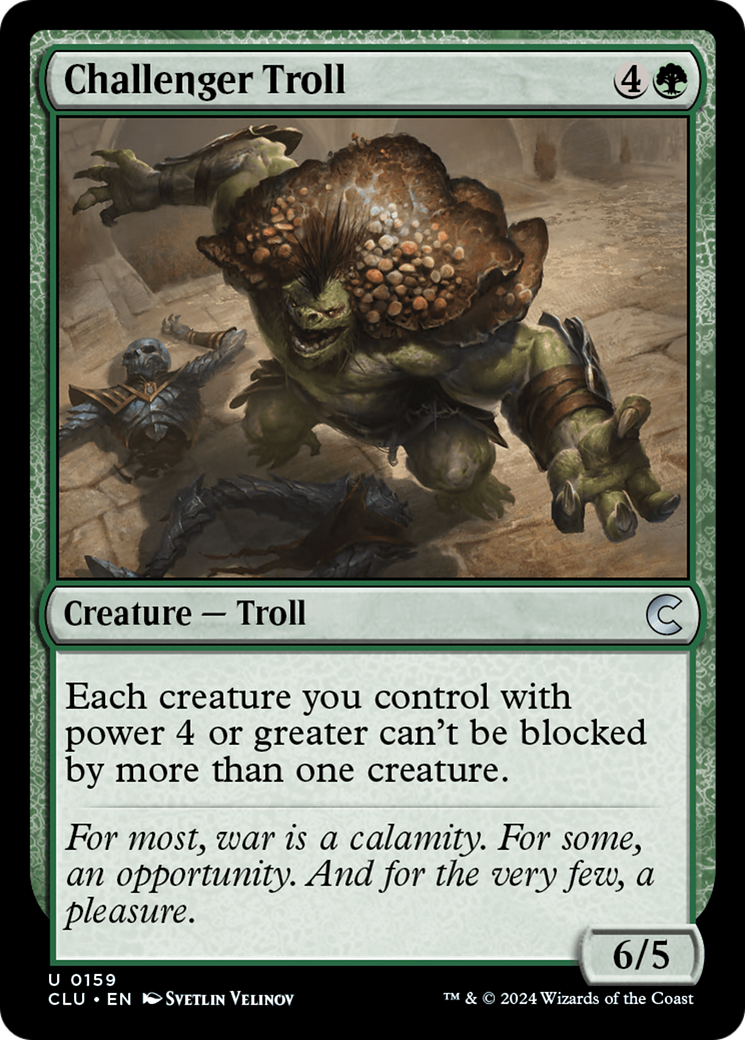 Challenger Troll (159) - Ravnica: Clue Edition