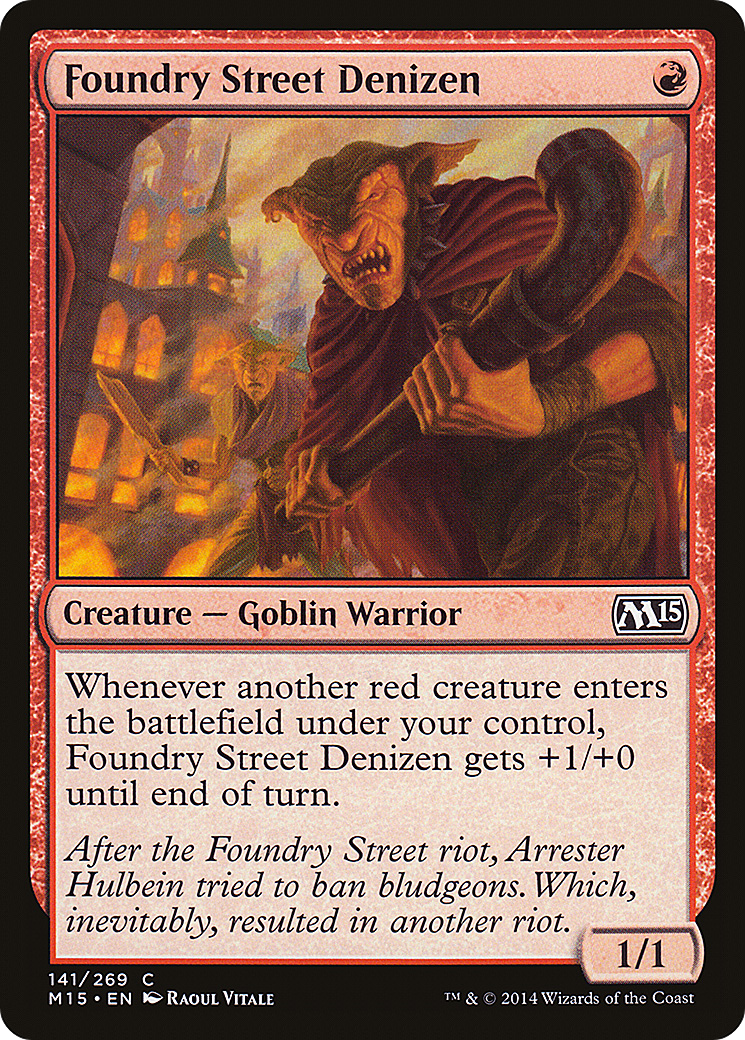 Foundry Street Denizen (141) Foil - Magic 2015