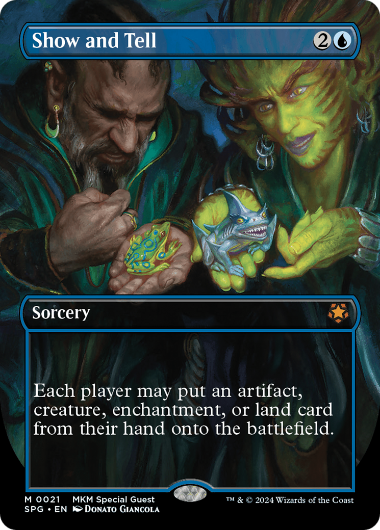 Show and Tell (Borderless) (021) Foil - Special Guests