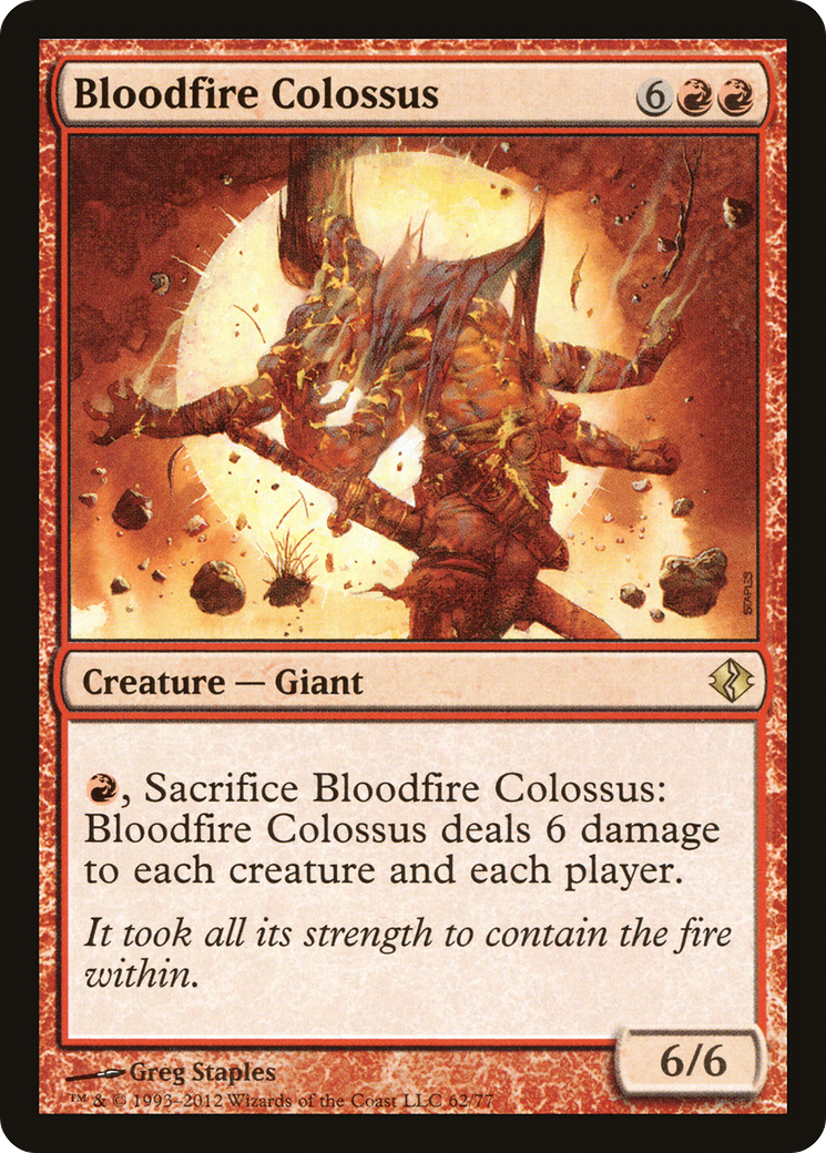 Bloodfire Colossus (062) - Duel Decks: Venser vs. Koth
