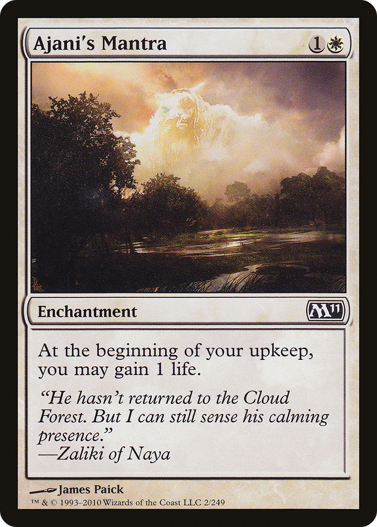 Ajani's Mantra (002) - Magic 2011