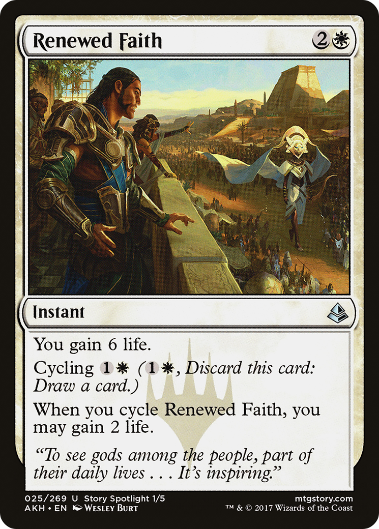 Renewed Faith (025) Foil - Amonkhet