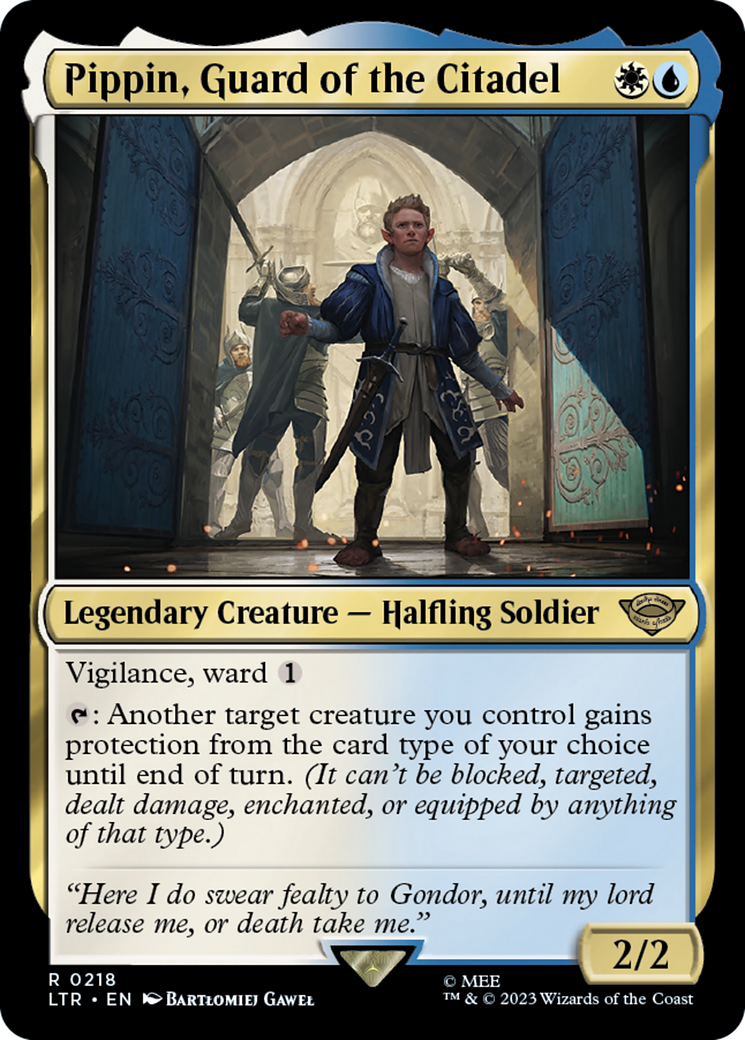 Pippin, Guard of the Citadel (218) Foil - The Lord of the Rings: Tales of Middle-earth