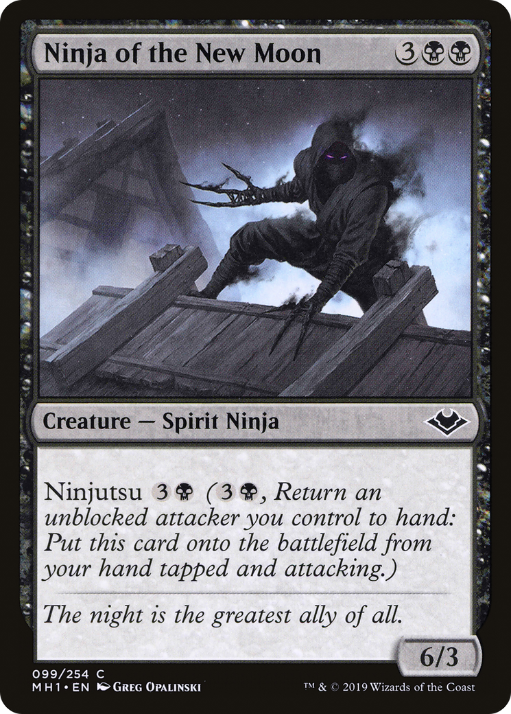 Ninja of the New Moon (099) Foil - Modern Horizons