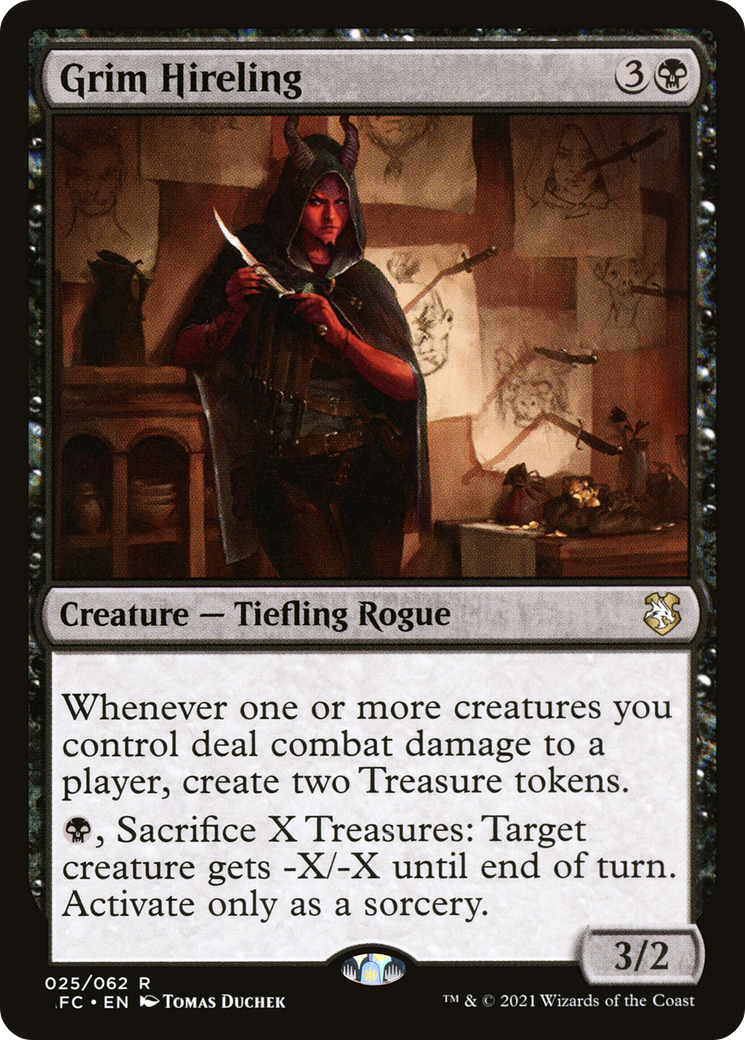Grim Hireling (025) - Forgotten Realms Commander