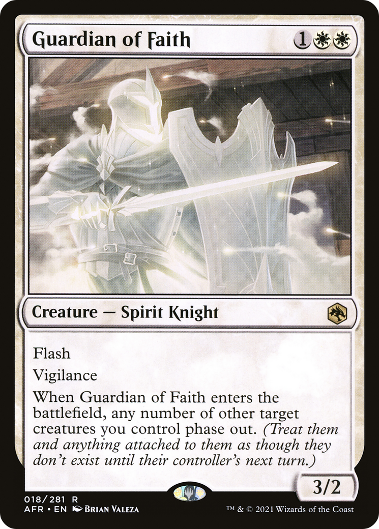 Guardian of Faith (018) Foil - Adventures in the Forgotten Realms