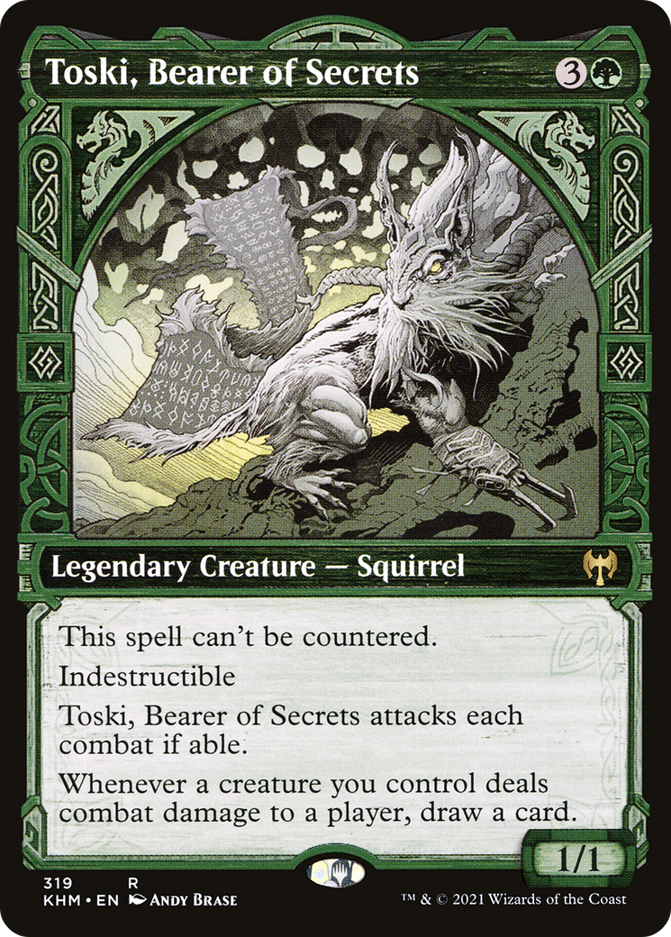Toski, Bearer of Secrets (Showcase) (319) - Kaldheim