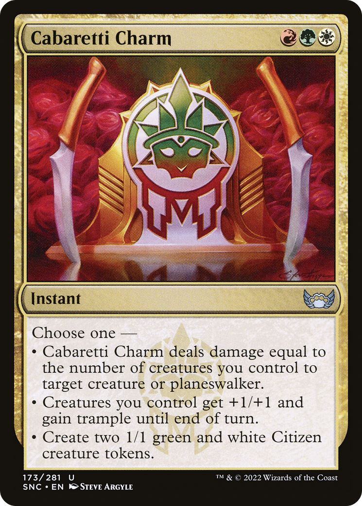 Cabaretti Charm (173) Foil - Streets of New Capenna