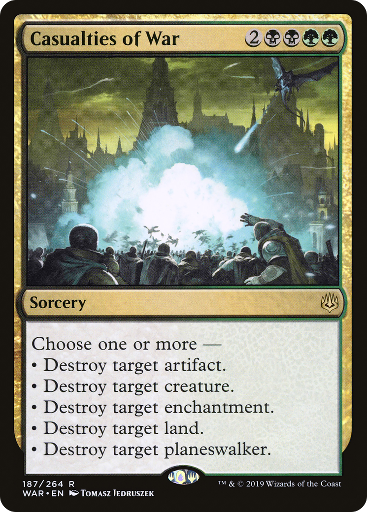 Casualties of War (187) Foil - War of the Spark