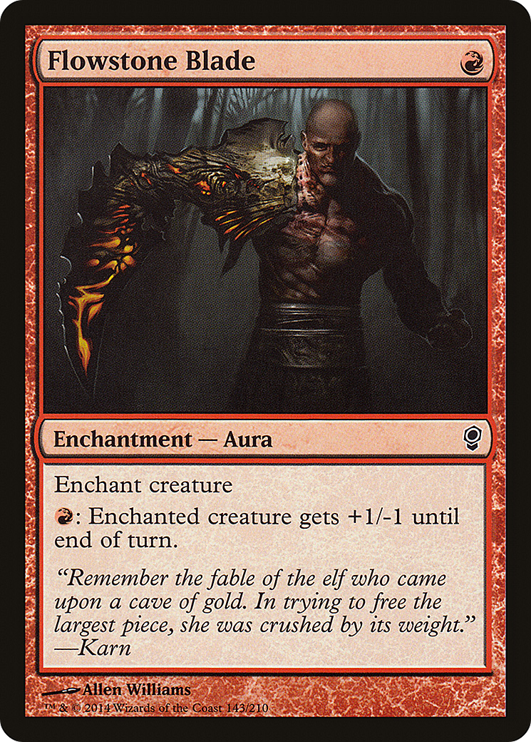 Flowstone Blade (143) Foil - Conspiracy