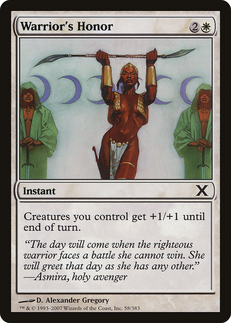 Warrior's Honor (058) - Tenth Edition