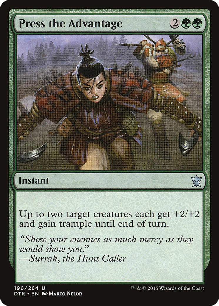 Press the Advantage (196) - Dragons of Tarkir