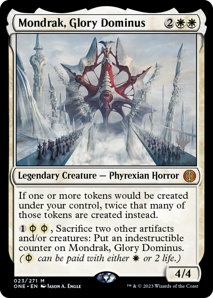 Mondrak, Glory Dominus (23p) Foil - Phyrexia: All Will Be One Promos