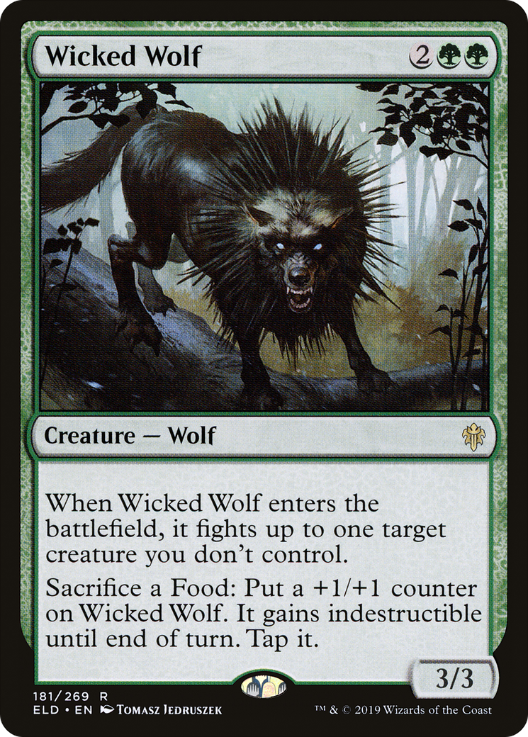 Wicked Wolf (181) - Throne of Eldraine