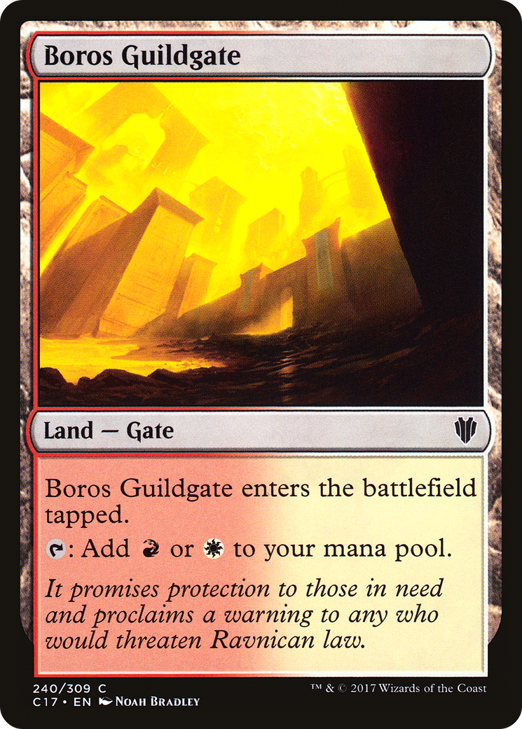 Boros Guildgate (240) - Commander 2017