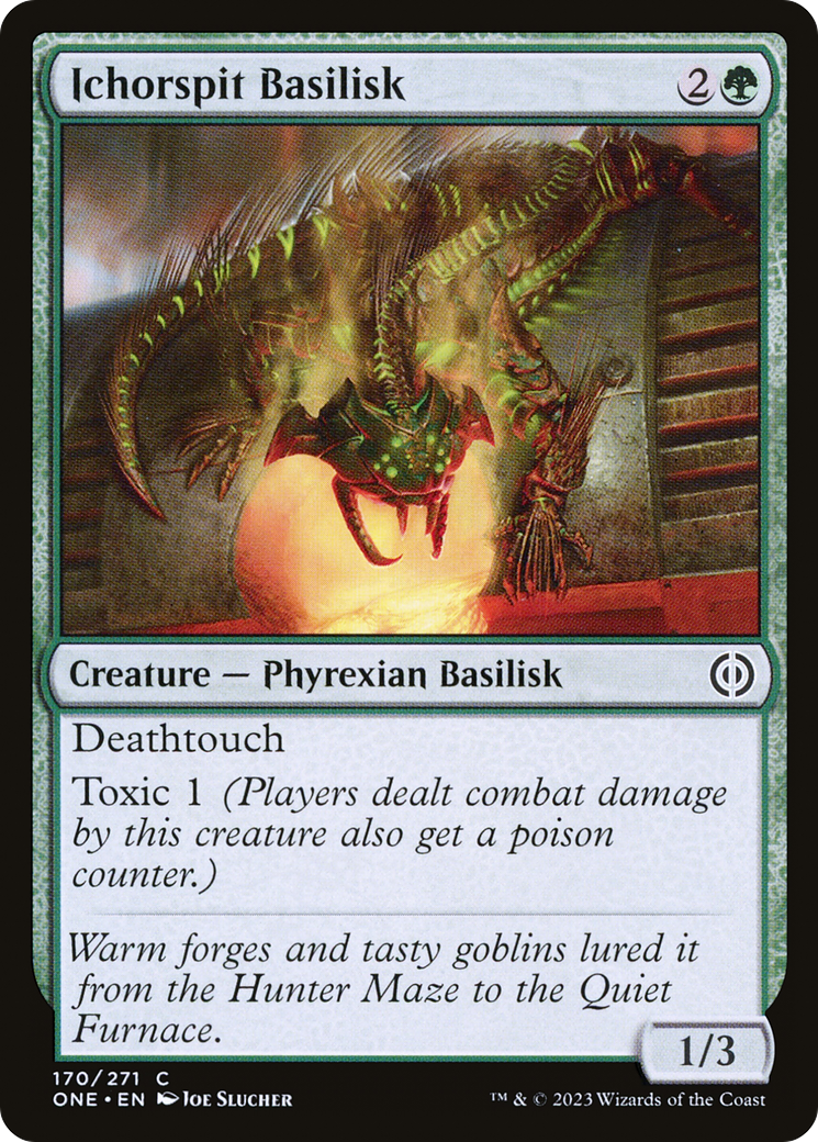 Ichorspit Basilisk (170) Foil - Phyrexia: All Will Be One