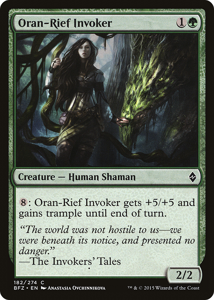 Oran-Rief Invoker (182) Foil - Battle for Zendikar
