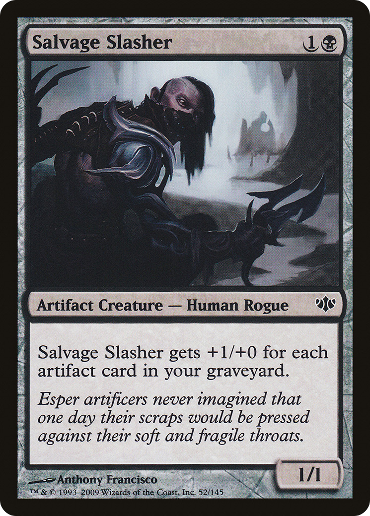 Salvage Slasher (052) Foil - Conflux