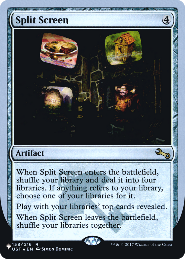 Split Screen (060) Foil - The List (Unfinity Foil Edition)
