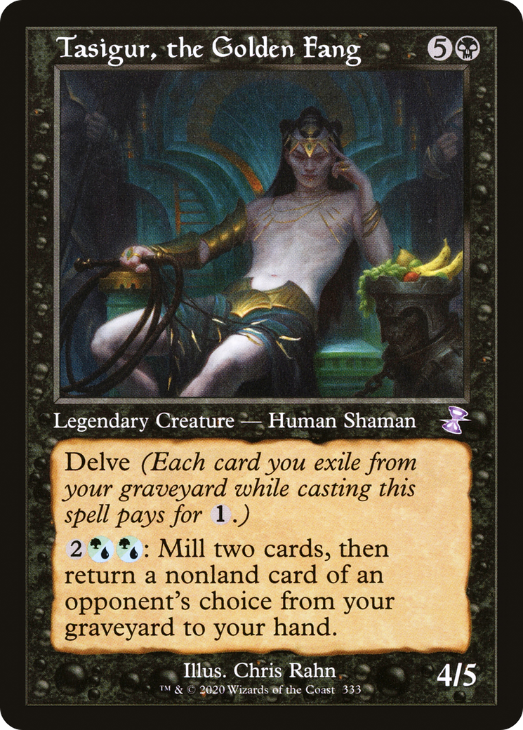 Tasigur, the Golden Fang (Retro) (333) Foil - Time Spiral Remastered