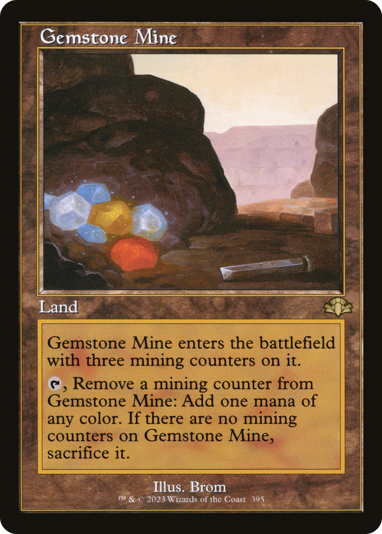 Gemstone Mine (Retro) (395) - Dominaria Remastered