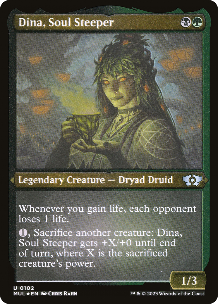Dina, Soul Steeper (102) Foil - Multiverse Legends