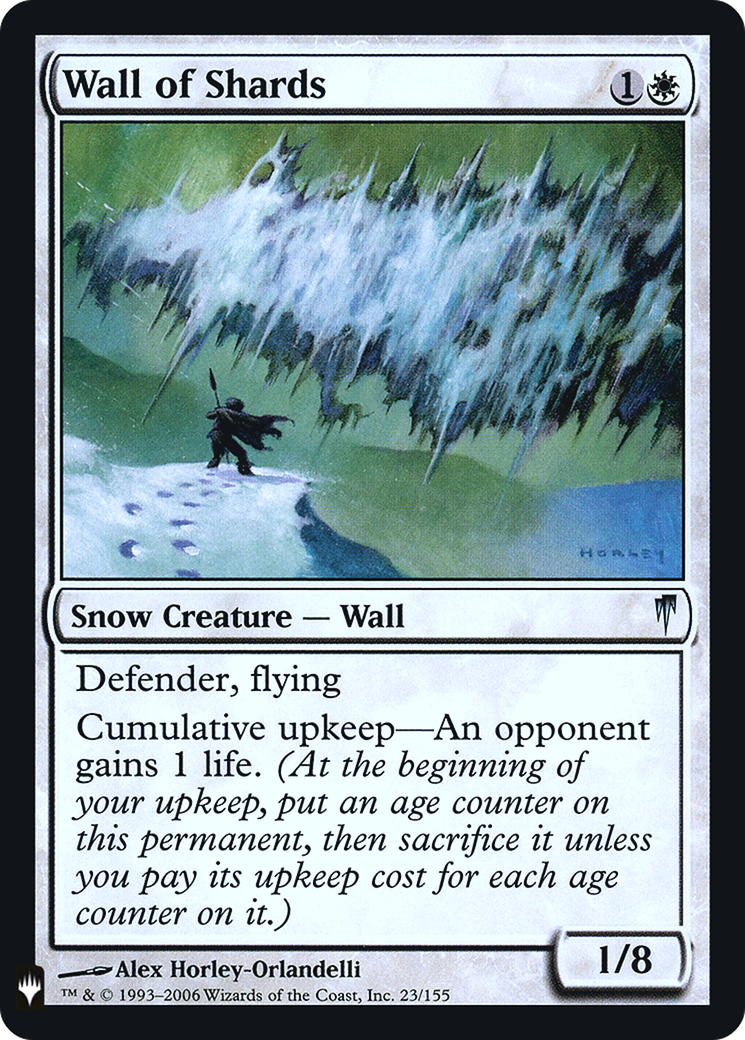 Wall of Shards (023) Foil - The List