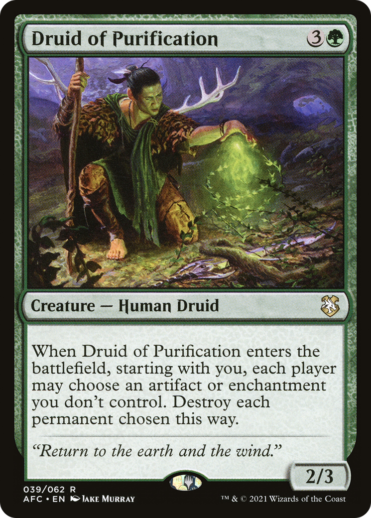 Druid of Purification (039) - Forgotten Realms Commander