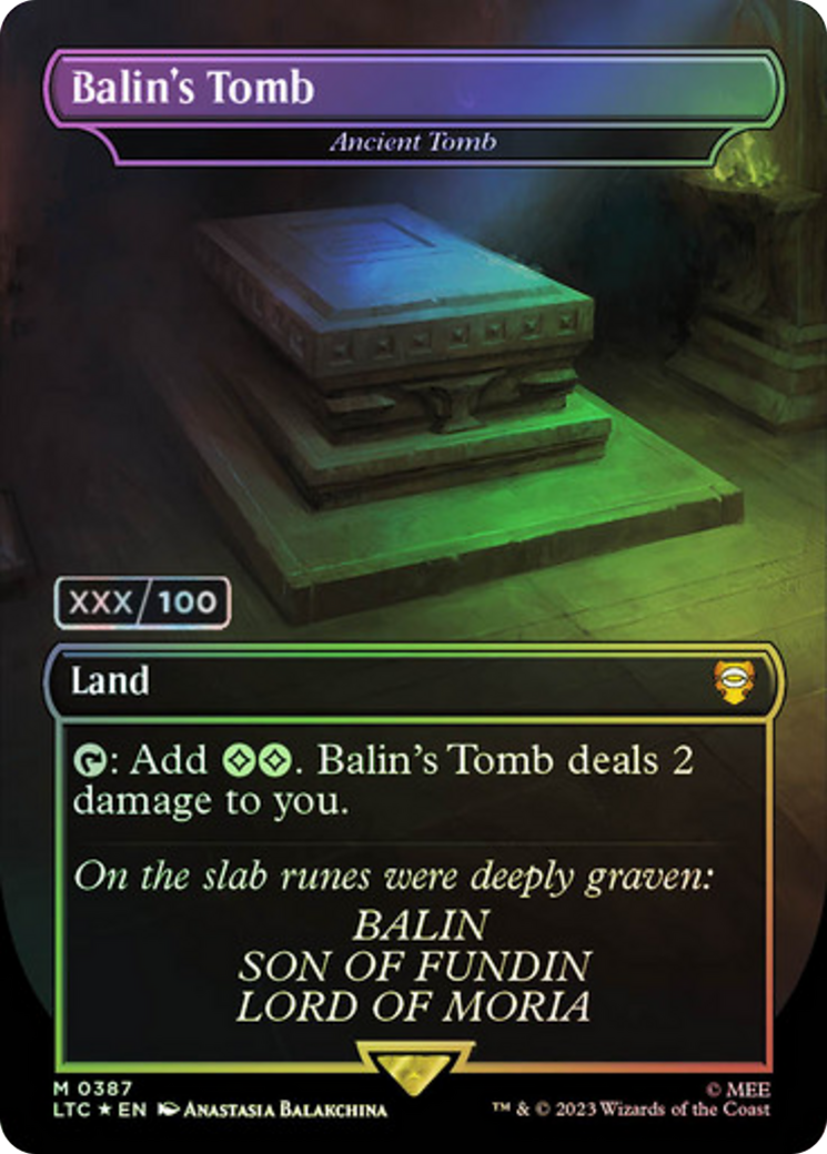 Ancient Tomb (387z) Foil - Tales of Middle-earth Commander