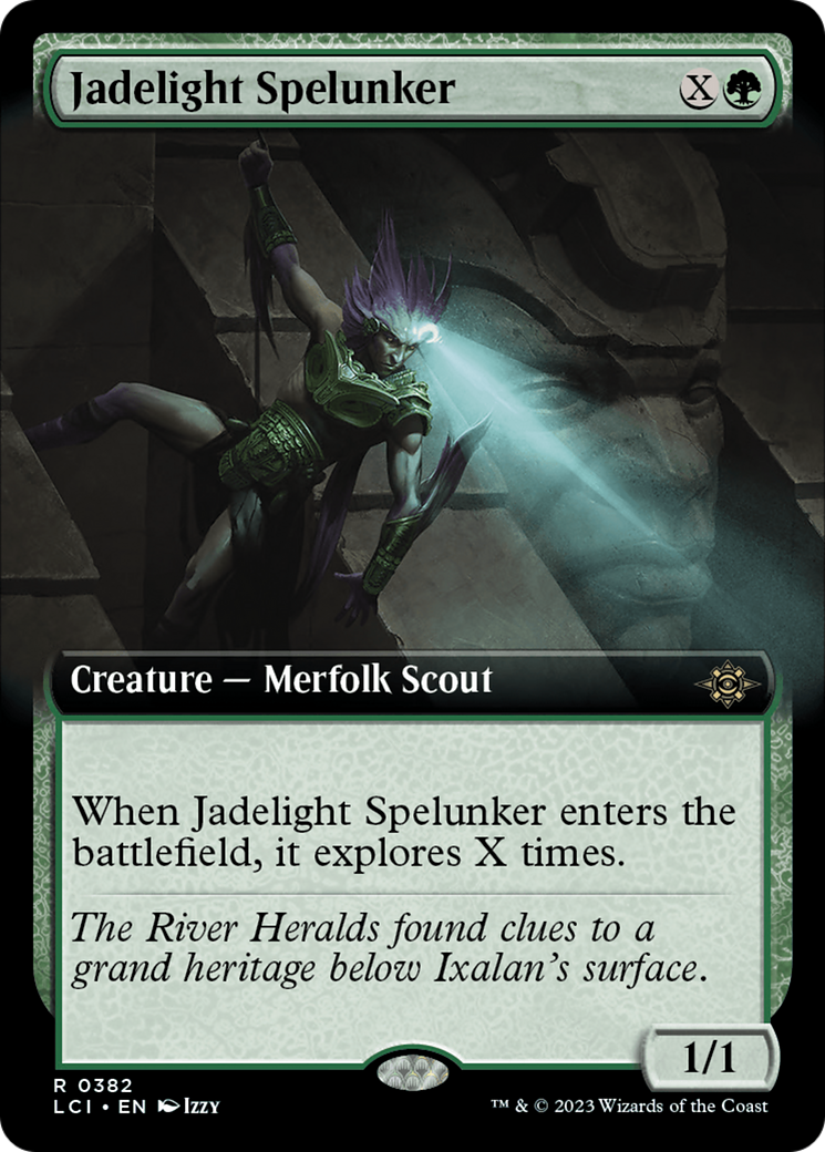 Jadelight Spelunker (Extended Art) (382) Foil - The Lost Caverns of Ixalan