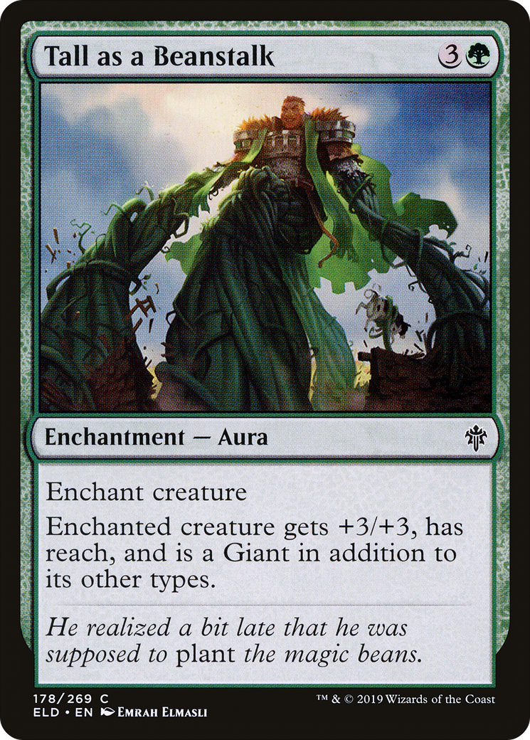 Tall as a Beanstalk (178) Foil - Throne of Eldraine