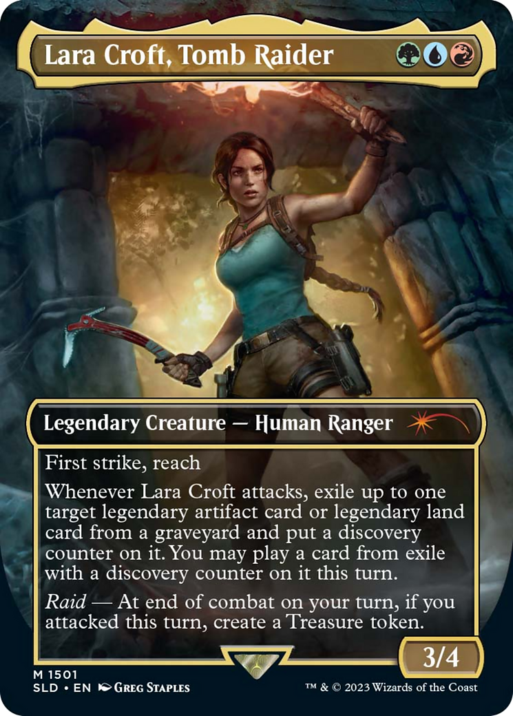 Lara Croft, Tomb Raider (1501) Foil - Secret Lair Drop