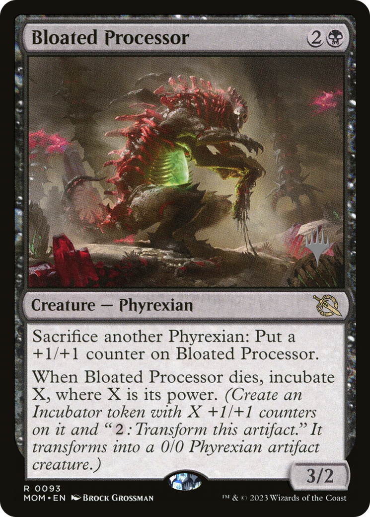 Bloated Processor (93p) Foil - March of the Machine Promos