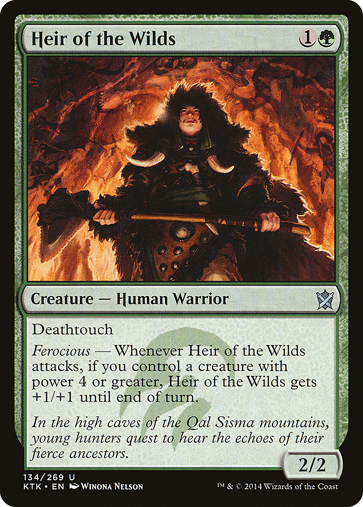 Heir of the Wilds (134) Foil - Khans of Tarkir