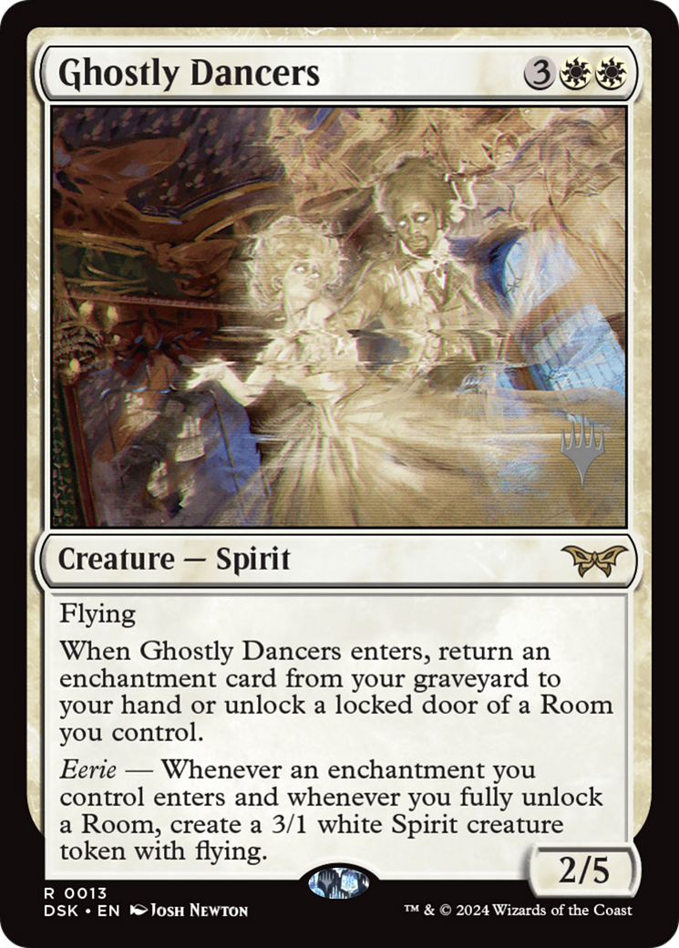 Ghostly Dancers (013) Foil - Duskmourn: House of Horror Promos