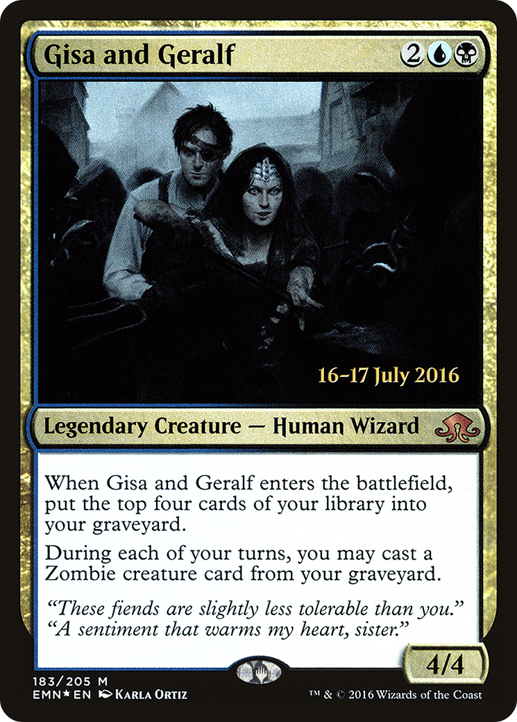 Gisa and Geralf (183) Foil - Eldritch Moon Promos