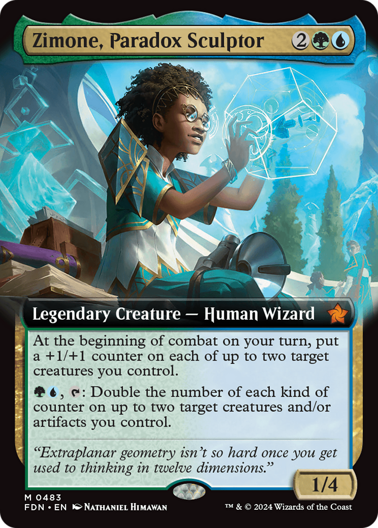 Zimone, Paradox Sculptor (Extended Art) (483) - Foundations