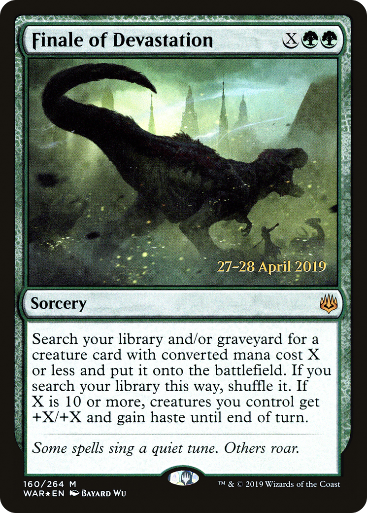 Finale of Devastation (160s) Foil - War of the Spark Promos