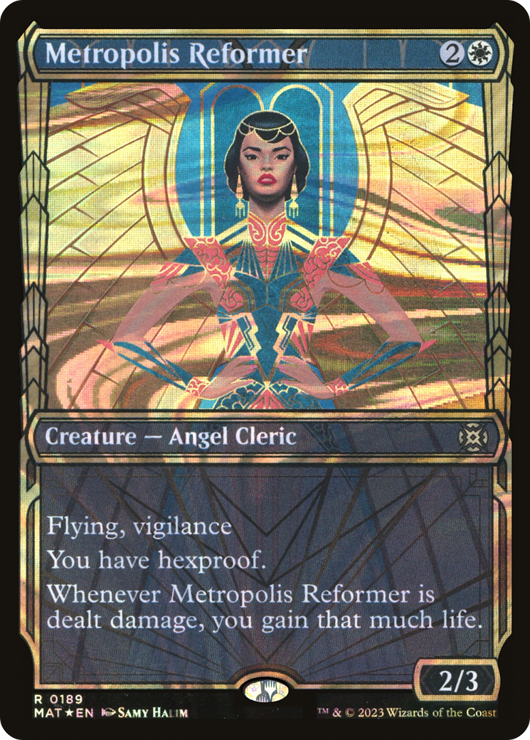 Metropolis Reformer (Halo Foil) (Showcase) (189) Foil - March of the Machine: The Aftermath