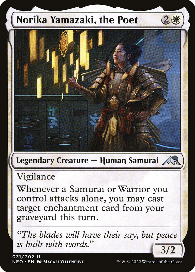 Norika Yamazaki, the Poet (031) - Kamigawa: Neon Dynasty