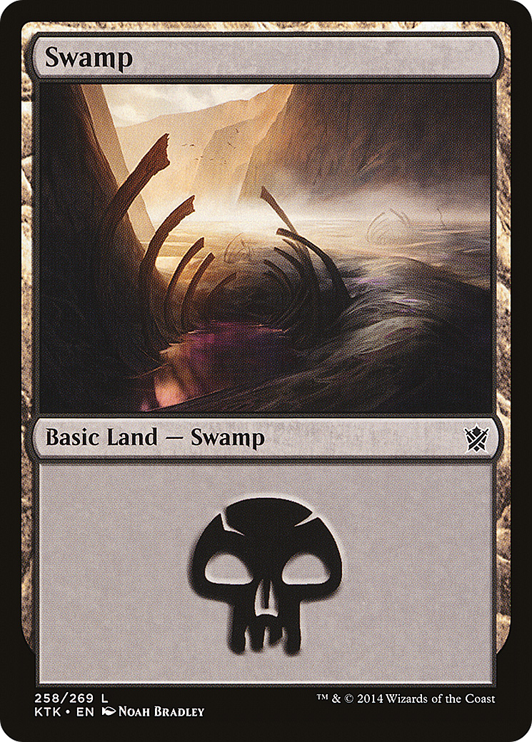 Swamp (258) - Khans of Tarkir